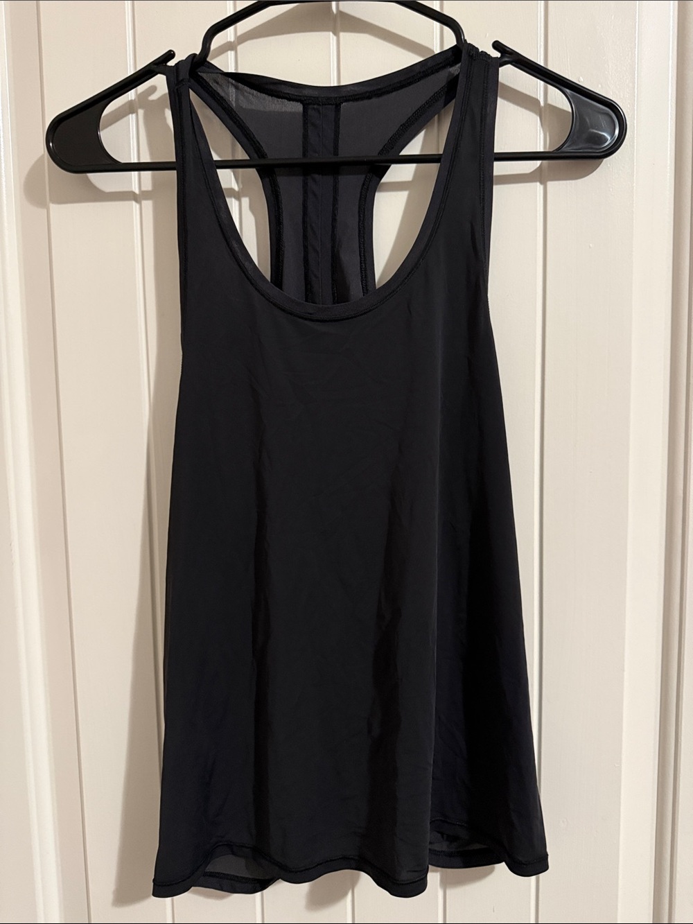 lululemon athletica Black Racerback Flow Tank